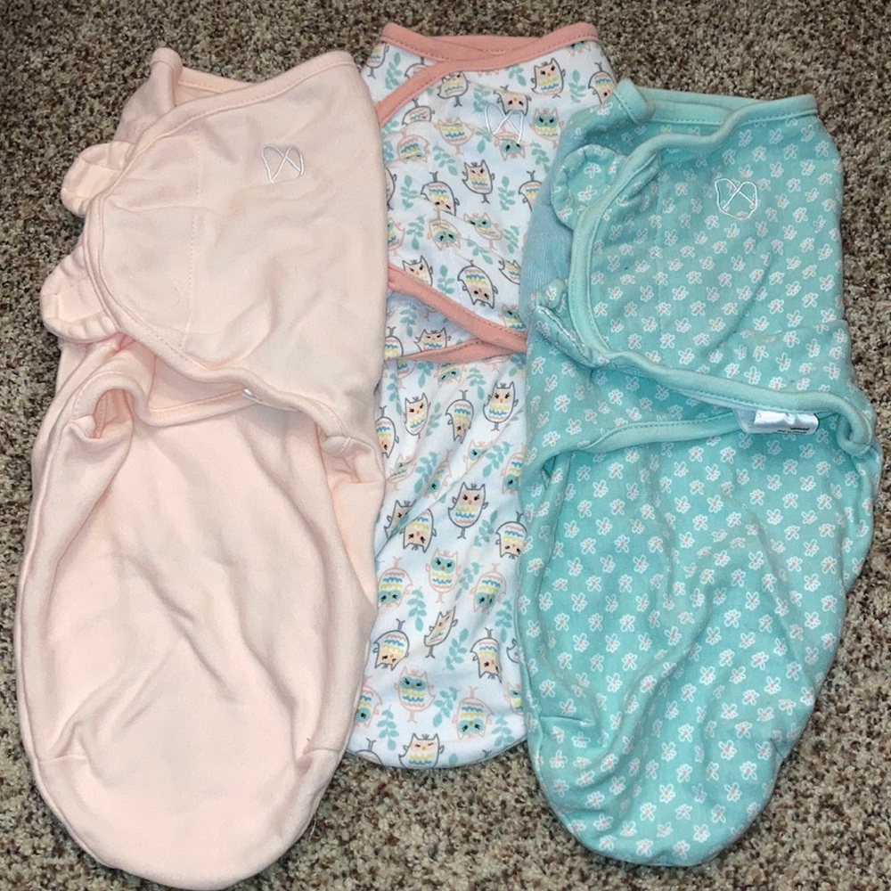 SwaddleMe set of three baby swaddles